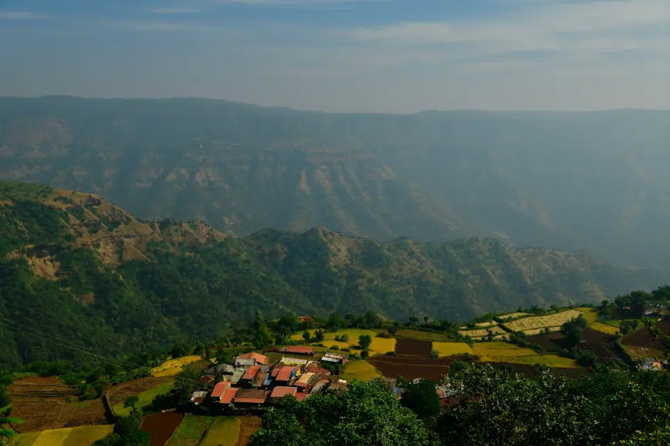aerial view of green mountains during daytime
