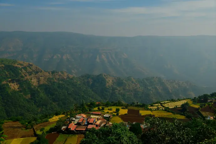 aerial view of green mountains during daytime