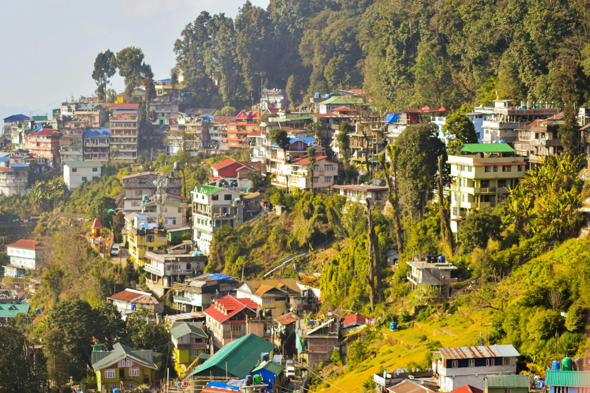 aerial view of city during daytime