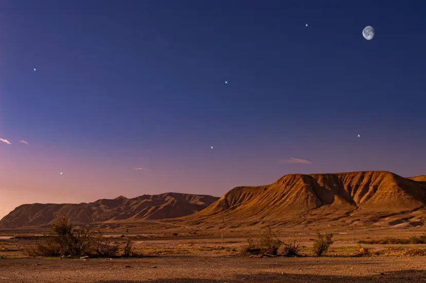 desert at night