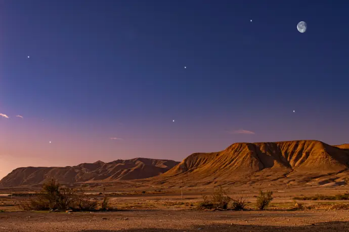 desert at night