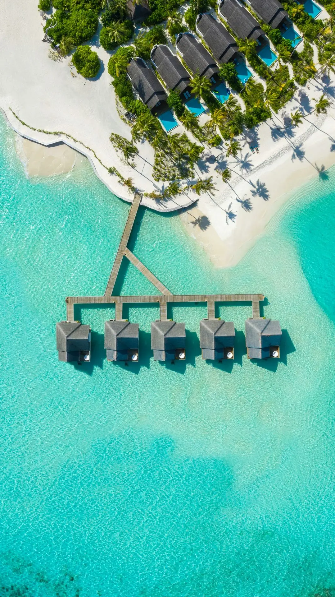 Island Huts on Water